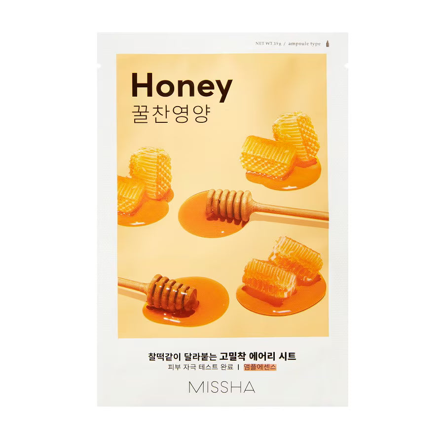 Missha – Airy Fit Sheet Mask – Miel, 19 g