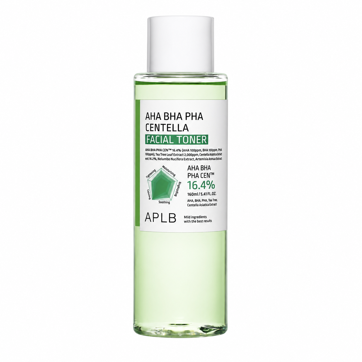 Tónico facial APLB – AHA BHA PHA Centella, 160 ml