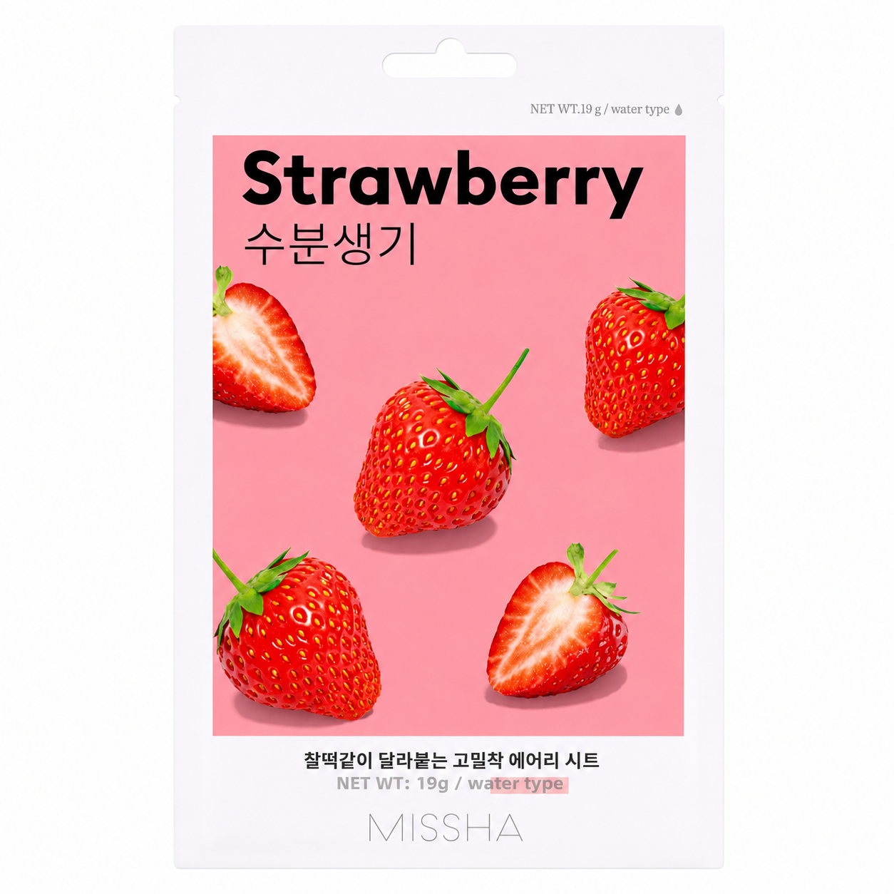 MISSHA – Airy Fit Sheet Mask Fresa, 1 hoja