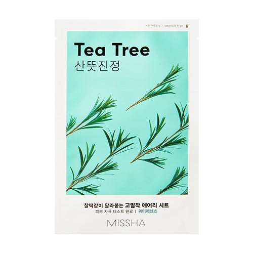 Missha – Airy Fit Sheet Mask, Arbol de Té 19g