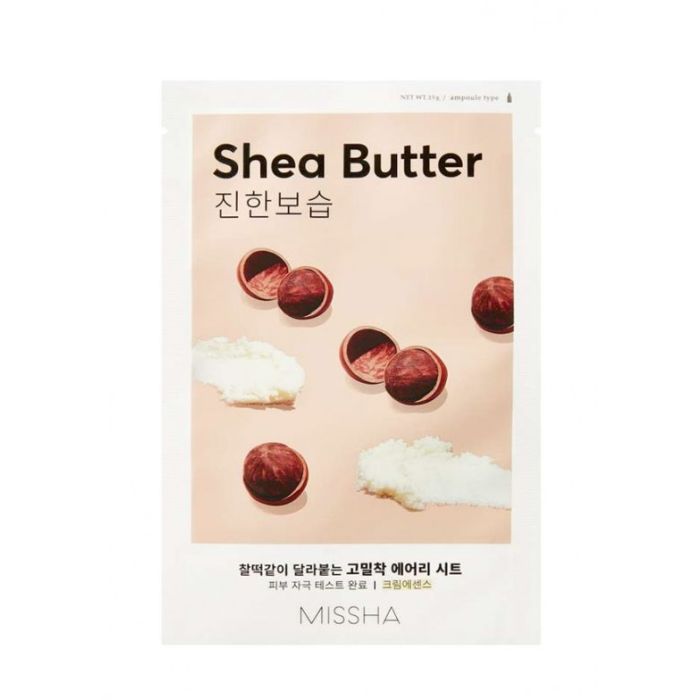 Missha – Airy Fit  Sheet Mask Manteca de Karité  19g