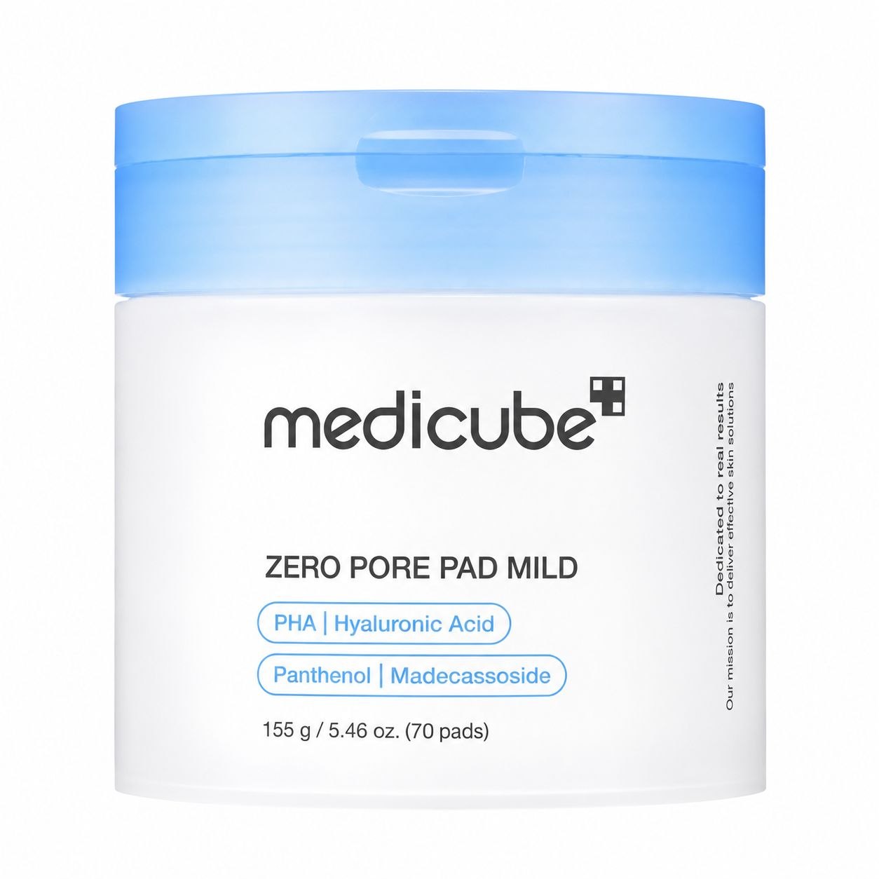 Medicube – Almohadillas suaves Zero Pore, 155 g, 70 unidades