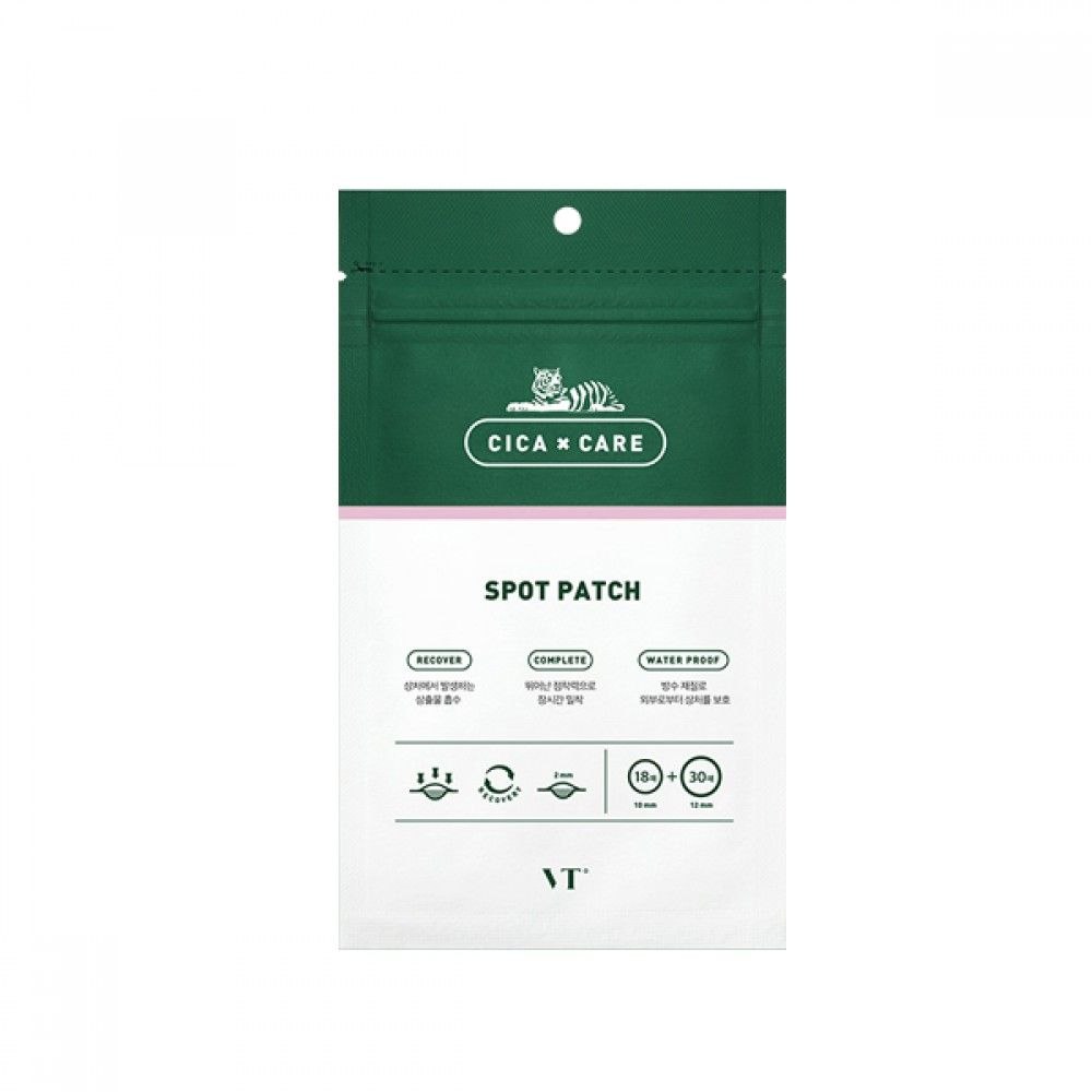 VT Cosmetics – Parches para imperfecciones Cica Care – 1 paquete (48 parches)