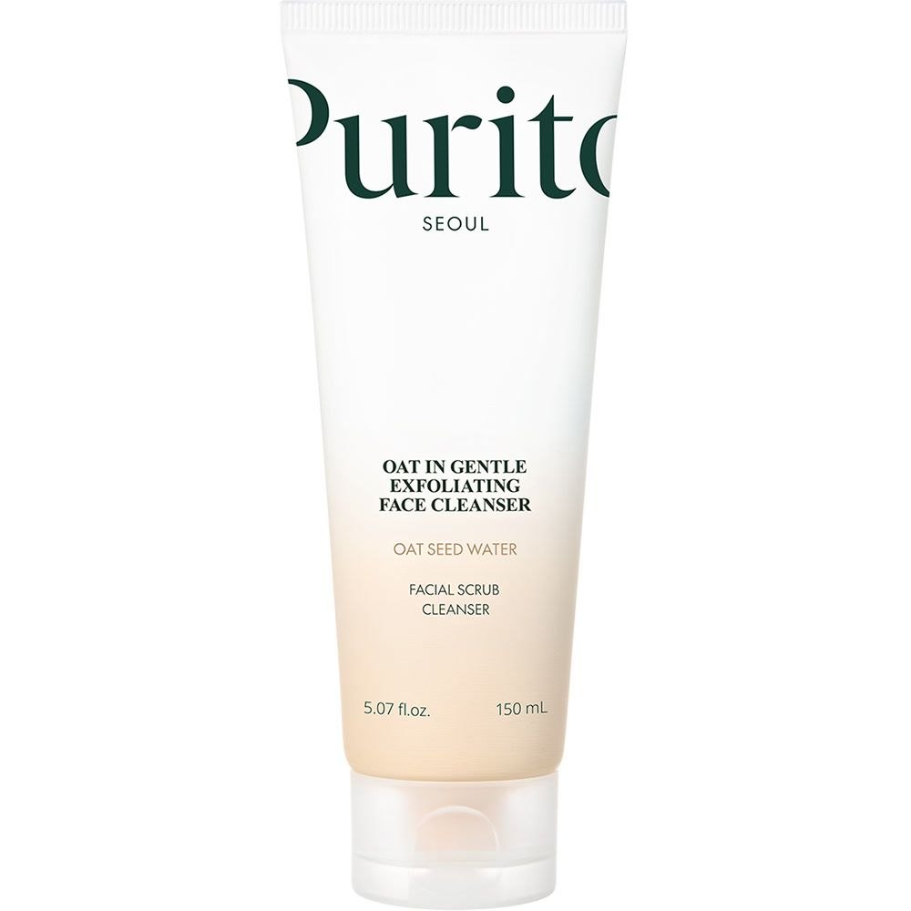 PURITO – Limpiador facial exfoliante suave con avena, 150 ml