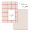 Libreta "Proud of you"