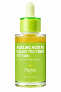 PURITO – Sérum de Ácido Azelaico10, Ácido Kójico y Árbol de Té – 30 ml