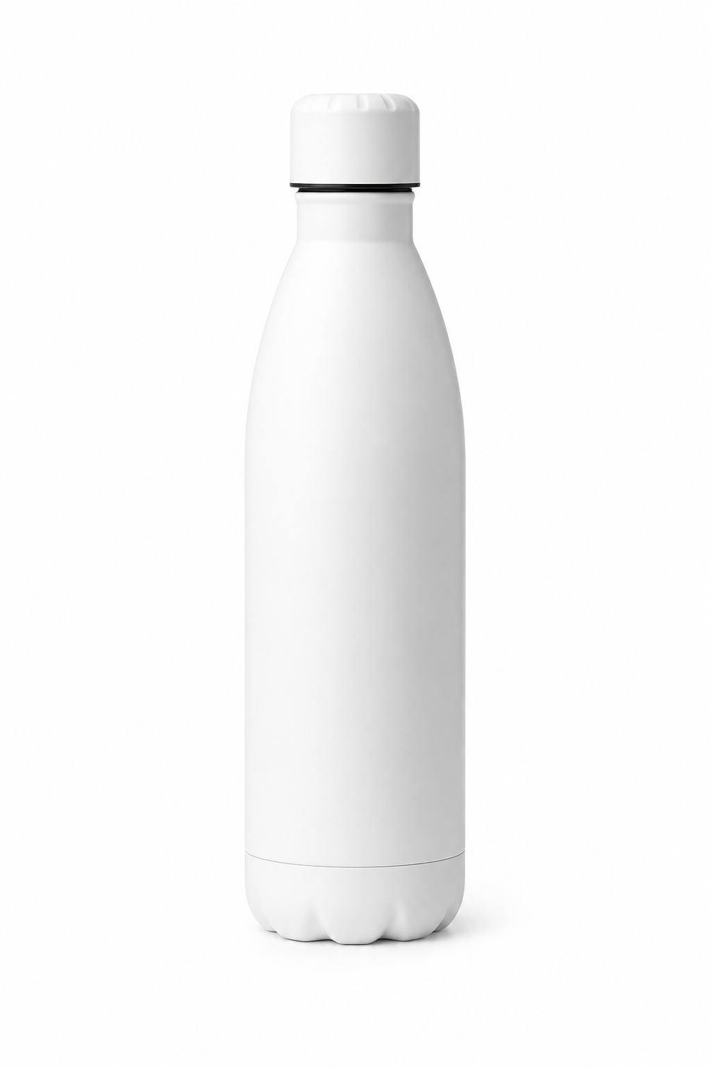 Botella acabado mate Blanca
