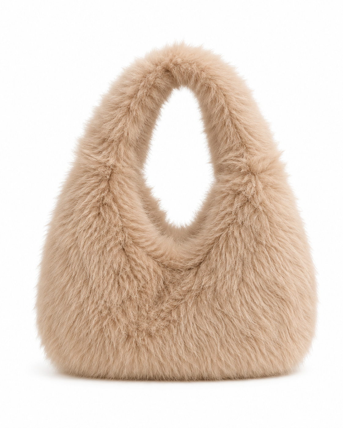 Bolso Peluche Beis