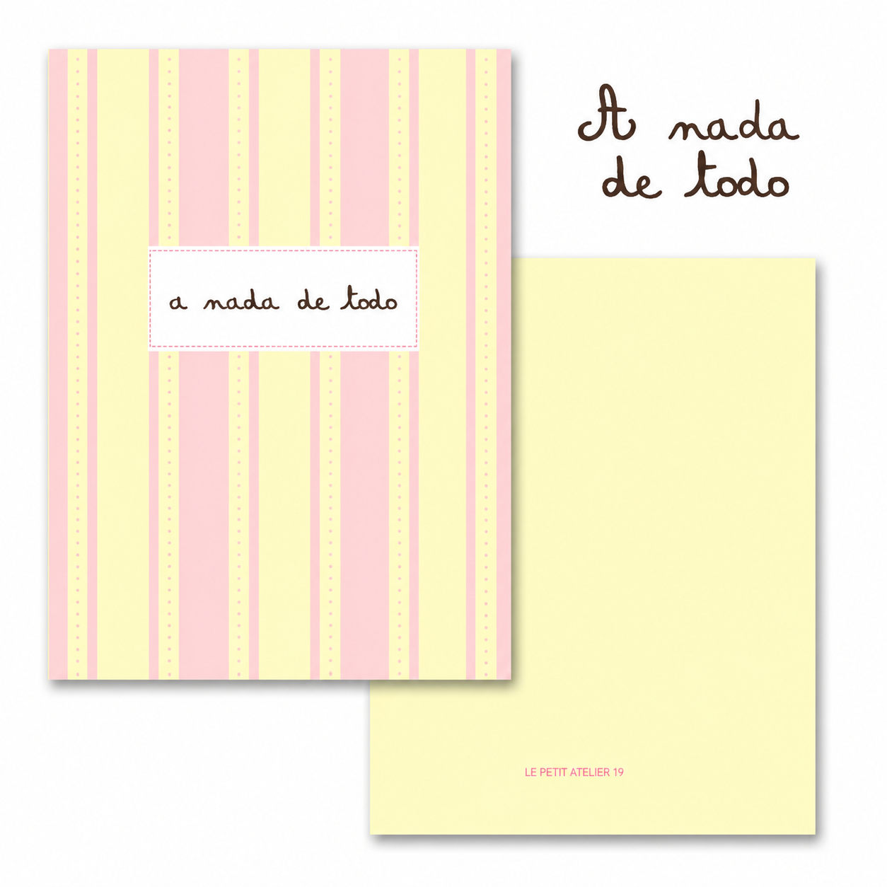 Libreta " A nada de todo"
