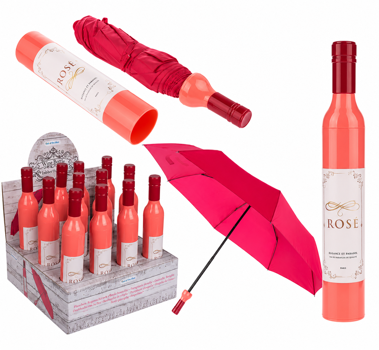 Paraguas "Vino Rosado"