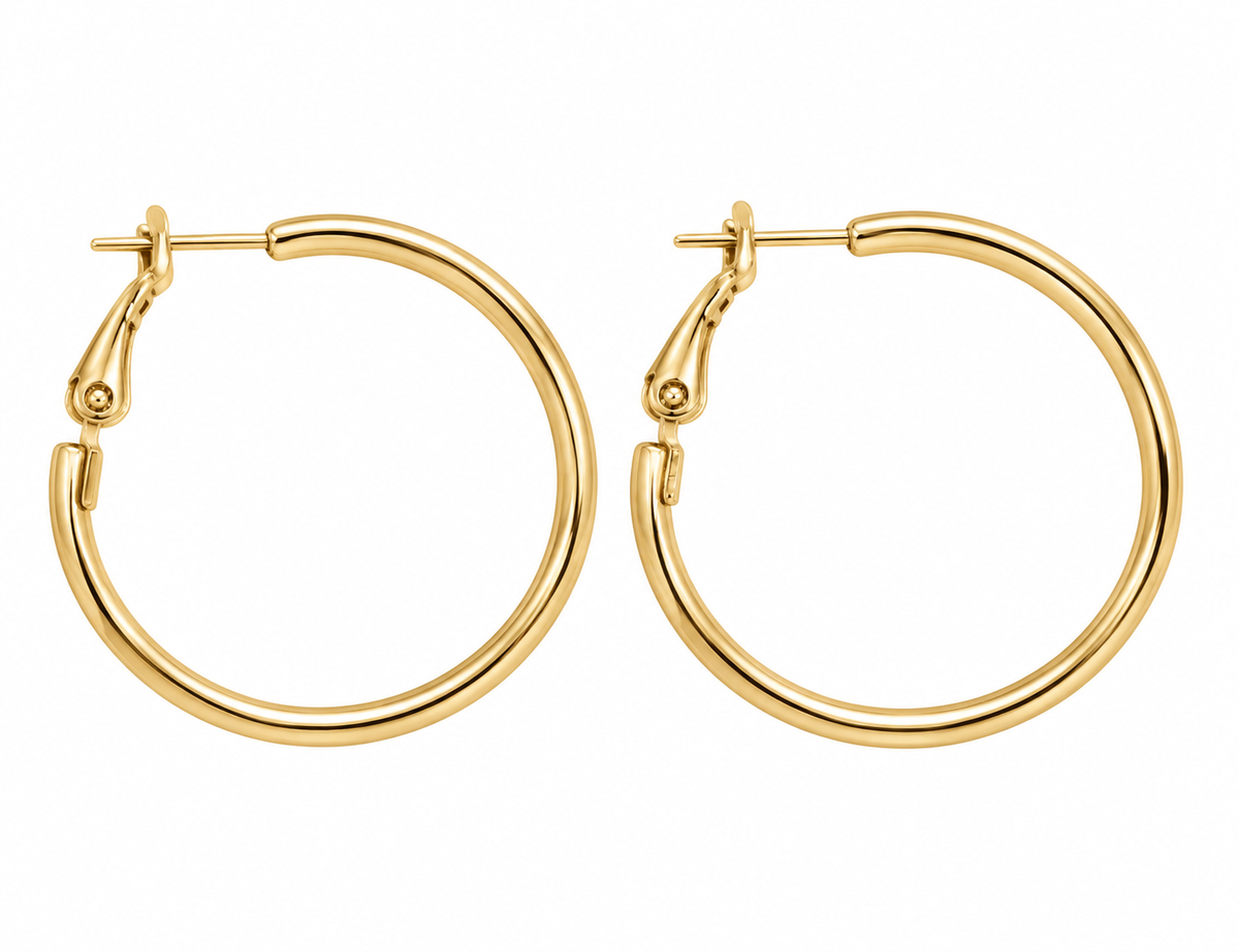 Pendientes Aros Dorado