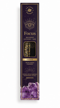 Incienso Artesanal Focus con Amatista – Lavanda | 8 Varillas