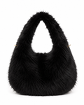 Bolso Peluche Negro