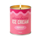 Vela en lata "Strawberry ice cream"