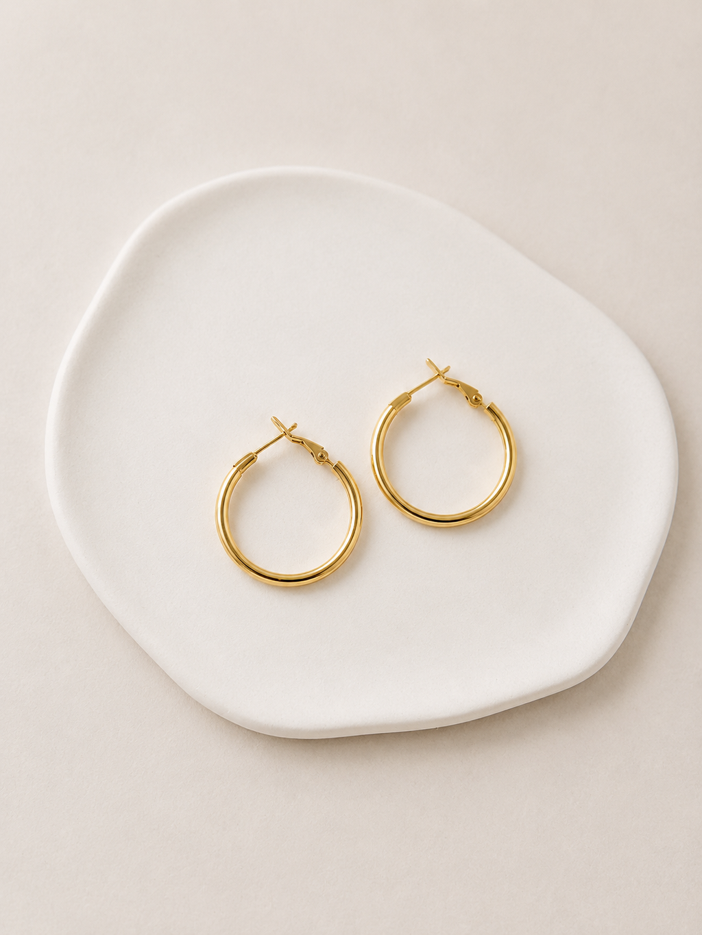 Pendientes Aro Dorado