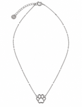 Collar Huellita Plateado