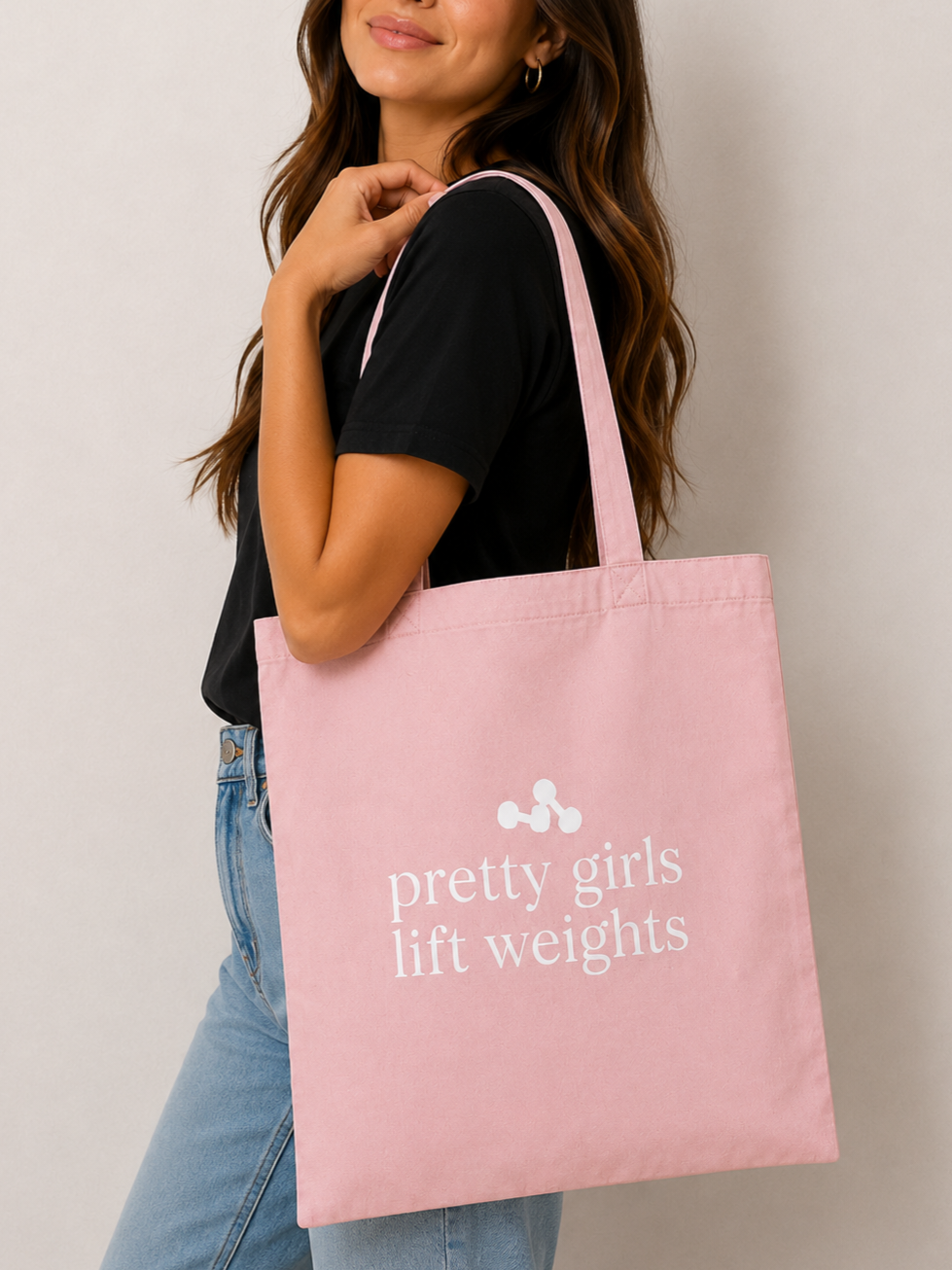 Tote bag | Pretty Girls lift weight