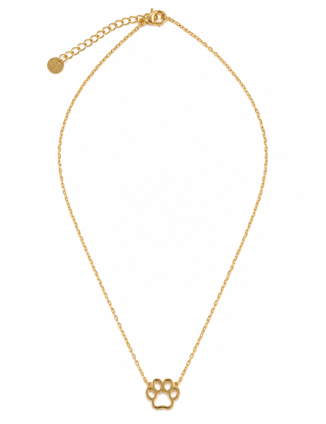 Collar Huellita Dorado